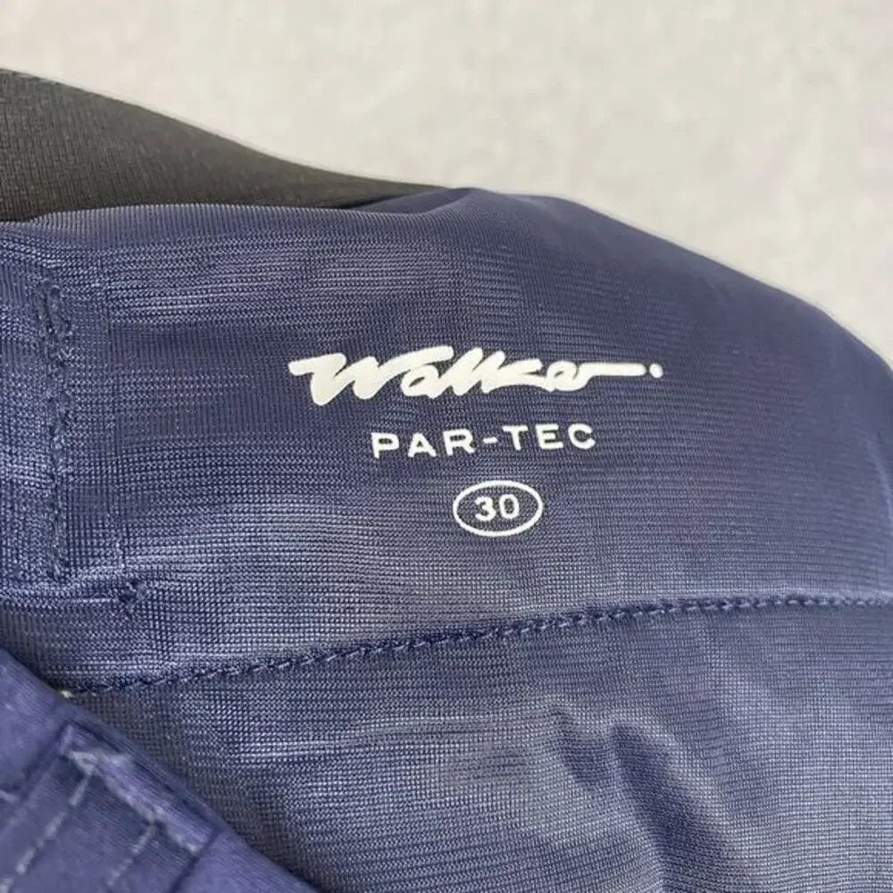 Walker Golf Things Shorts Mens 30 Navy Blue Par-Tec Short Lightweight‎